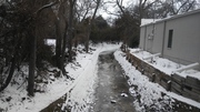 This particular drainage canal, which I call a creek, is very pretty when icy